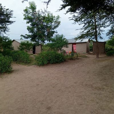 Villagers' homes in Lower Bonde community