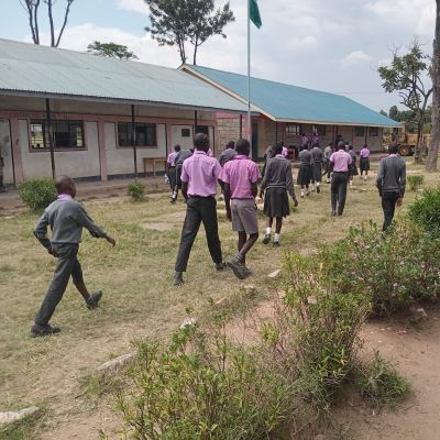 A view of Omungi Primary School compound 