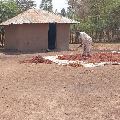 A view of a villager's home in Soi Kadhiambo community