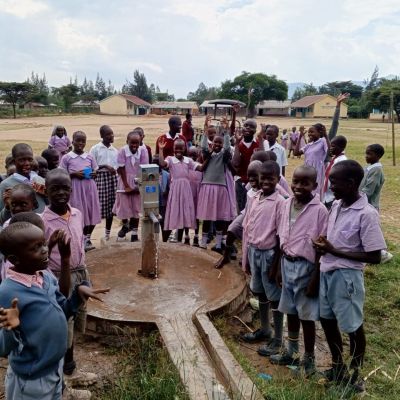 Students of St. Johns Masawa Primary School