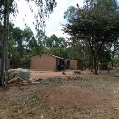 Villager's home in Upper Kawino community