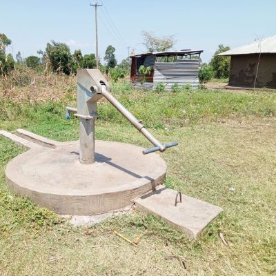 This is Vosh Church Karwana community well