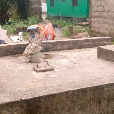 Broken down community well
