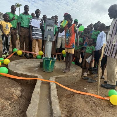 Grateful to have clean drinking water