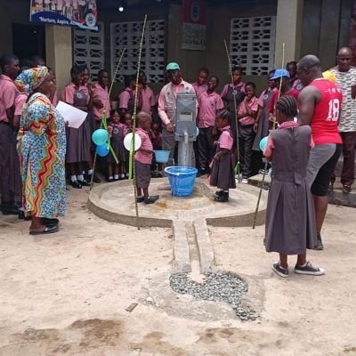School's clean source of water 
