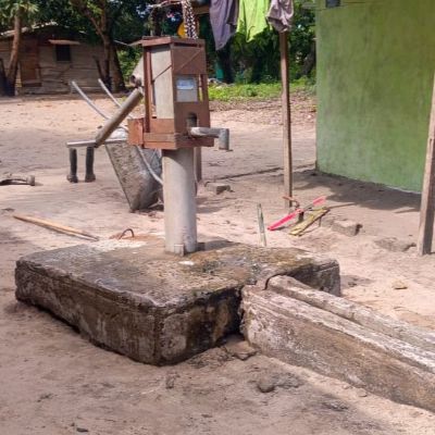 Broken down community well