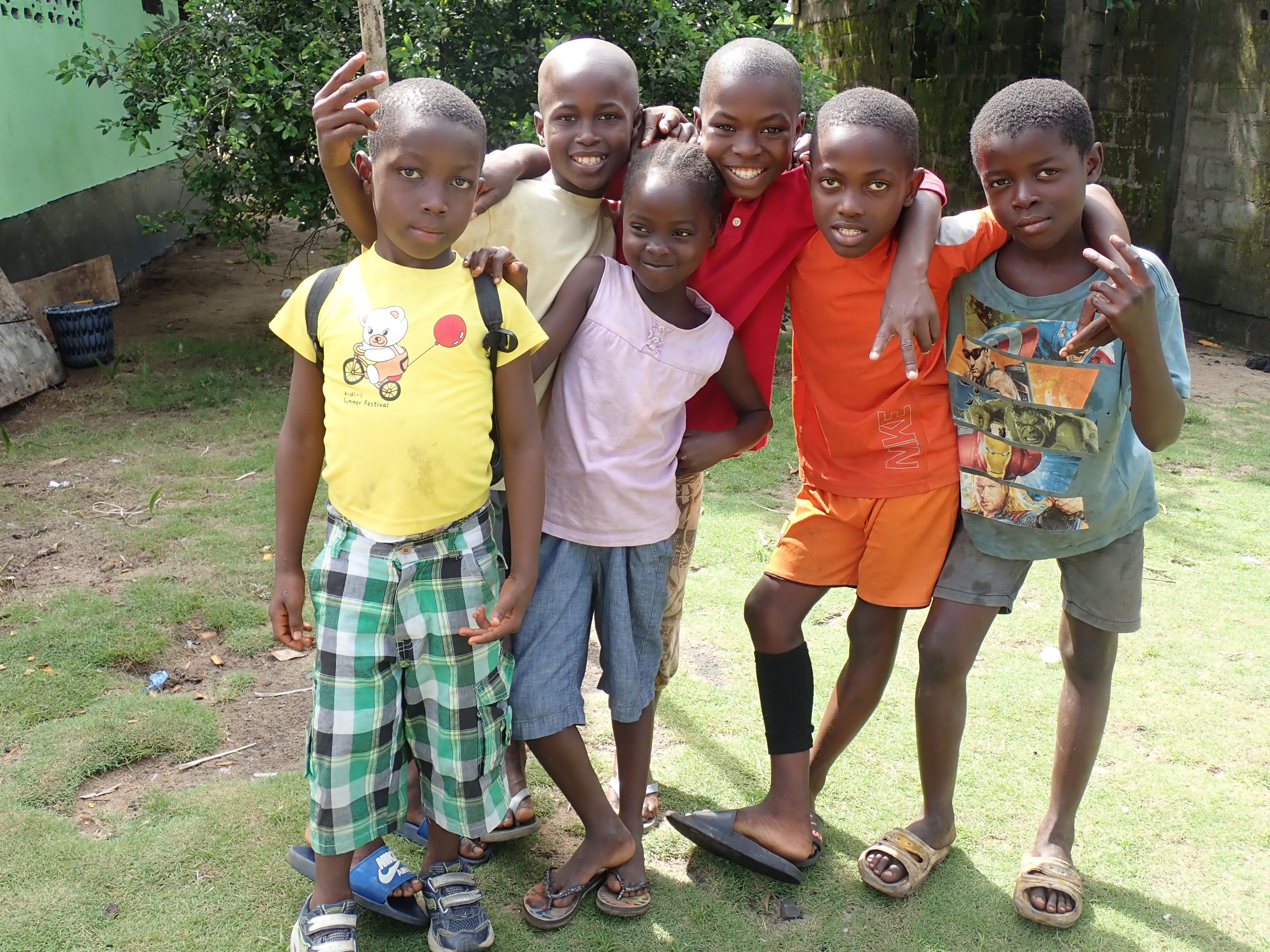 Children at New Well Dedication Celebration