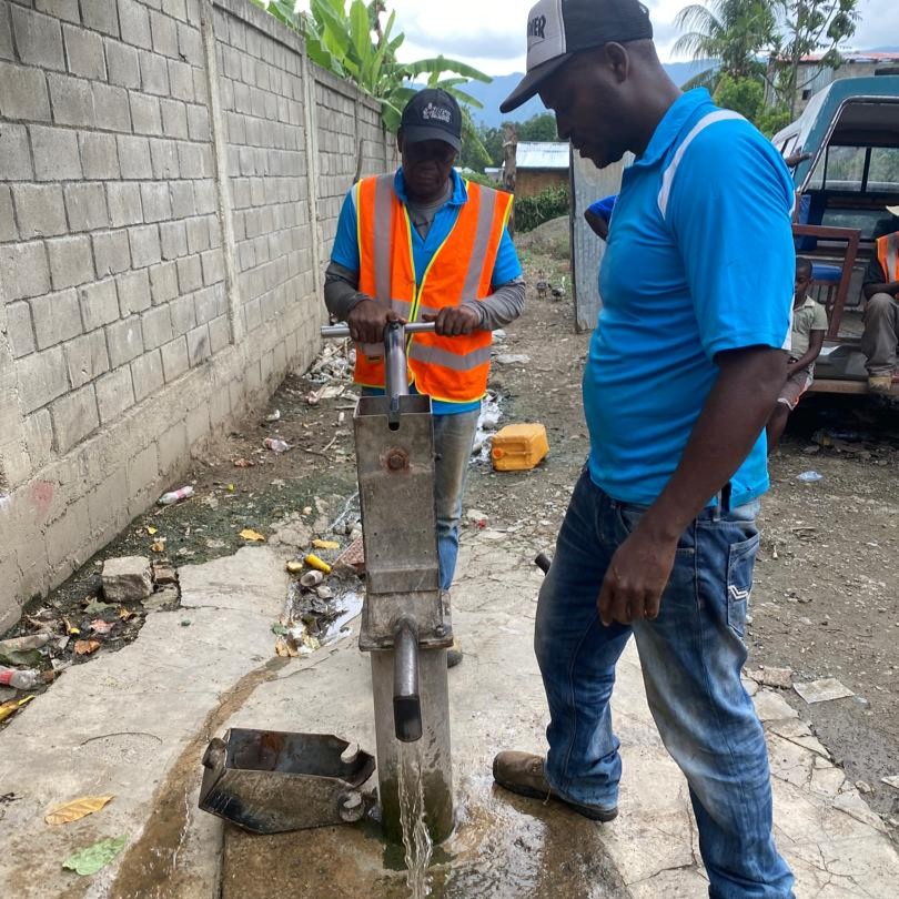 Completed pump repair