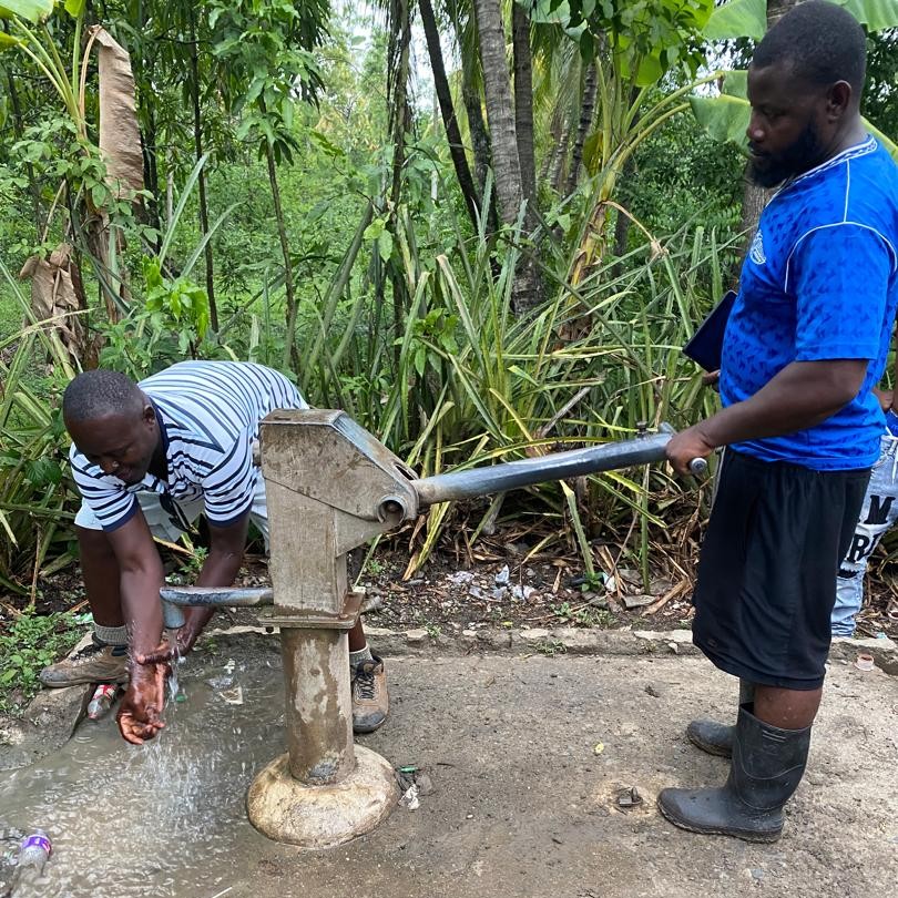 Water flowing once again