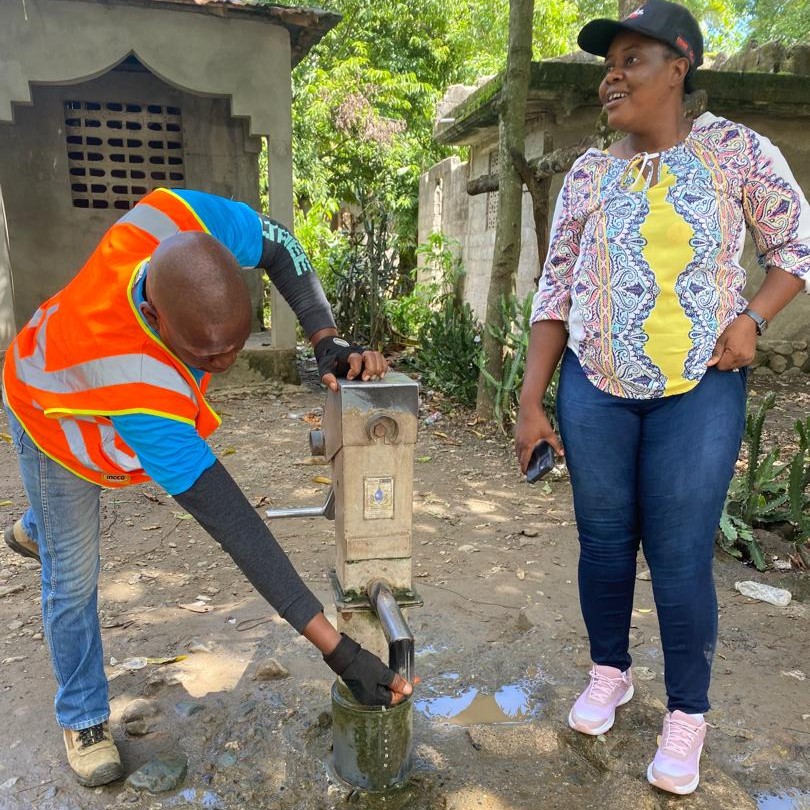 Water flows freely again