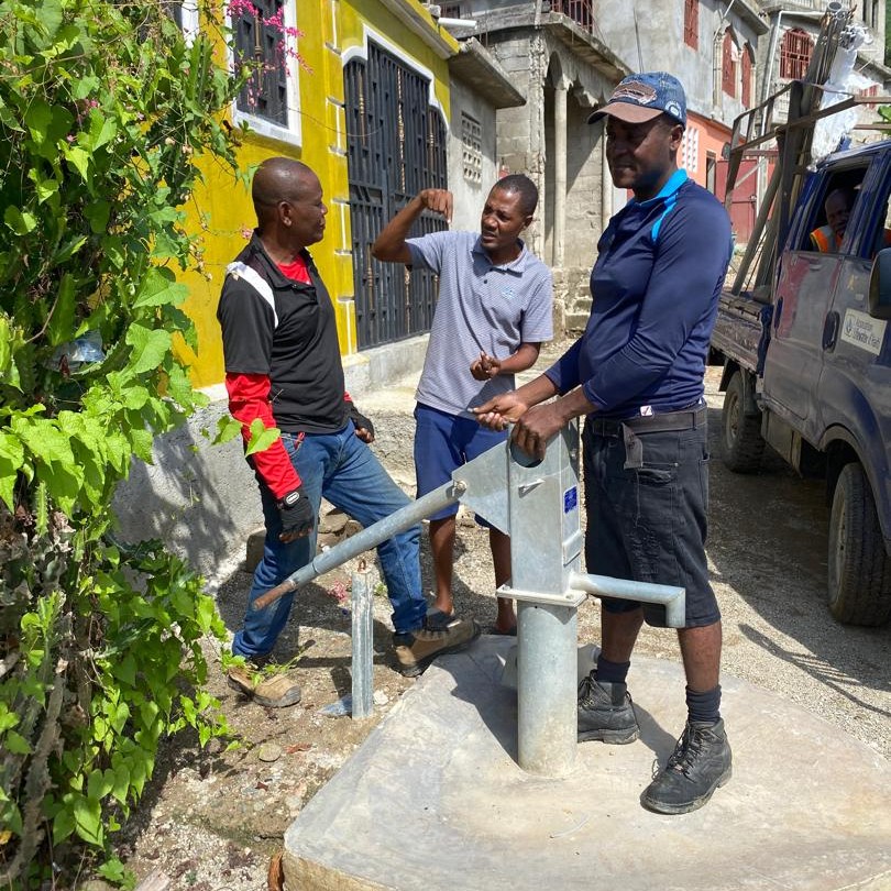 Caretaker describing issue with pump