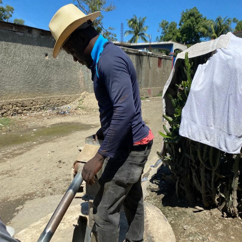 Richard fixing broken pump