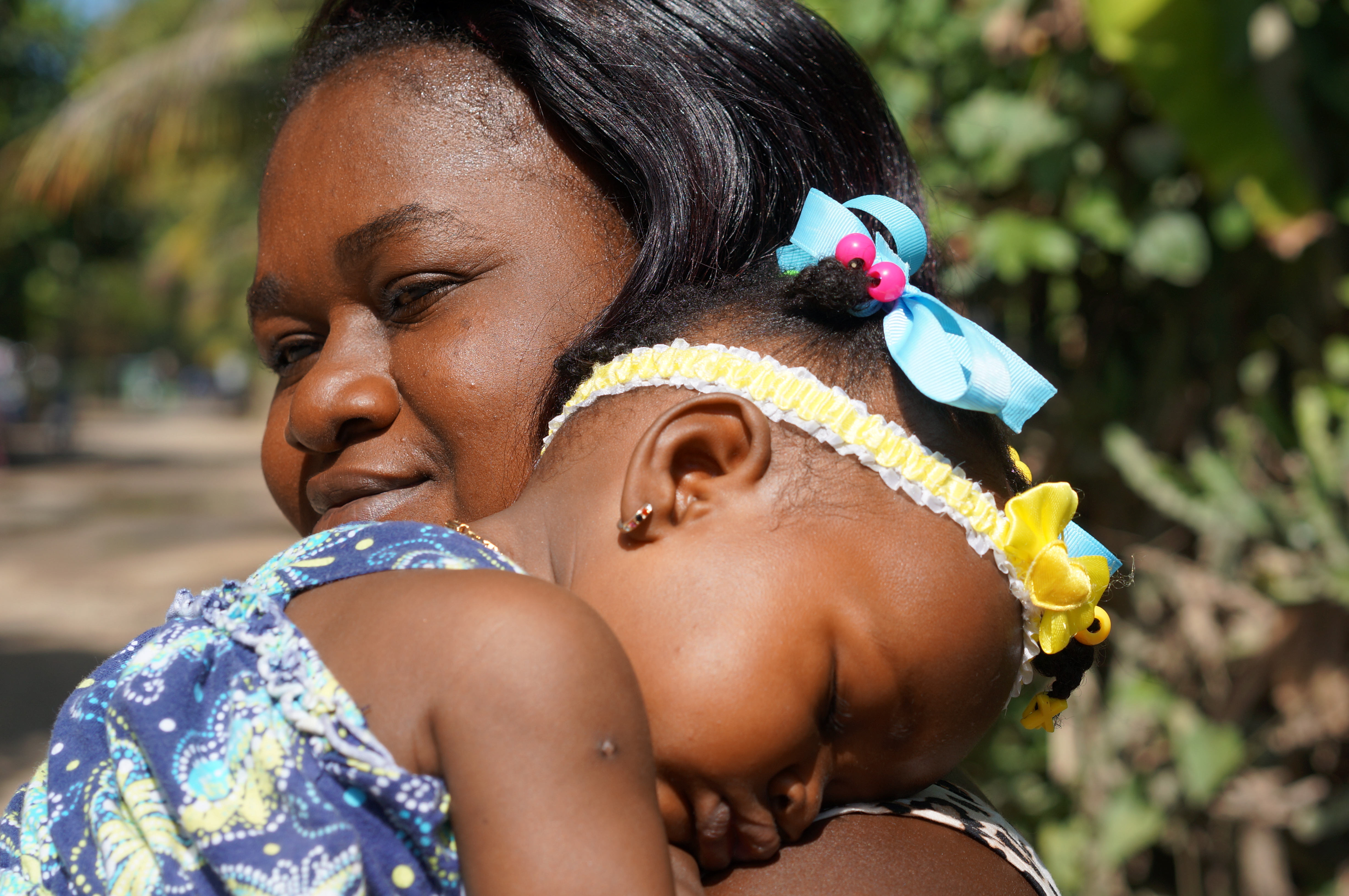 Town Mother with Child