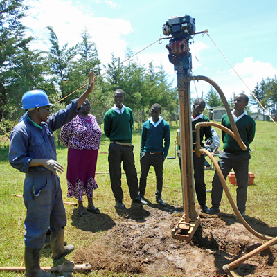 Setting up to Drill New Well