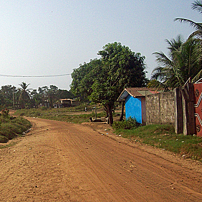 Road into the village