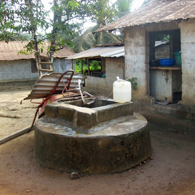 Old hand dug well - Goes dry in Hot Season