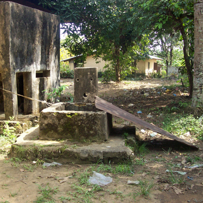 Old Dug open well