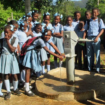 New Church & School well