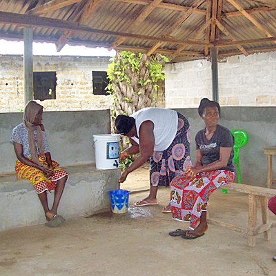 Handwashing demonstration lesson