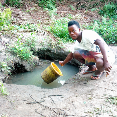 Old open water hole