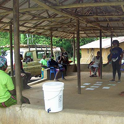 Hygiene Workshop, practicing social distancing