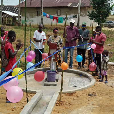 Dedication Service at New Well