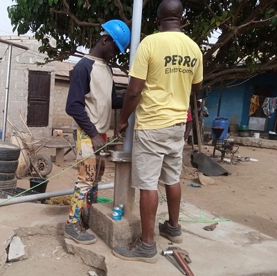 Repair in progress