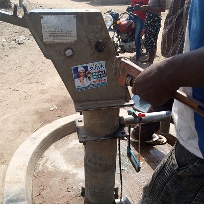 Old pump due for rehabilitation