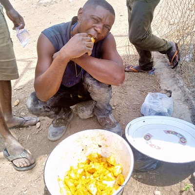 Lunch provided by community