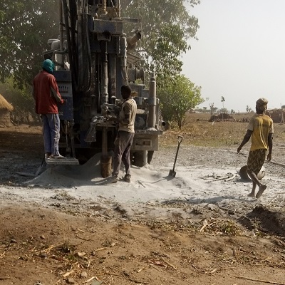 Drilling work