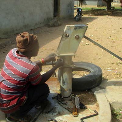 Repairing broken pump
