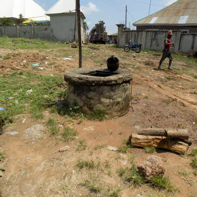Old Dug open well