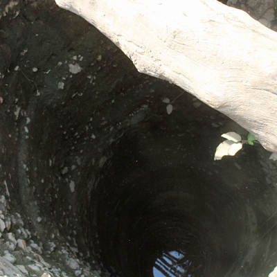 Alternative, dangerous open dug well