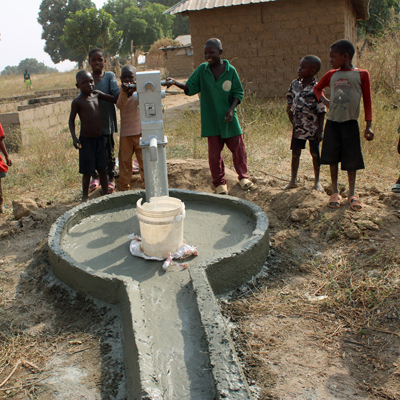 Newly Rehabilitated Well working perfectly