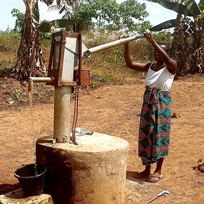 Happy to have clean water