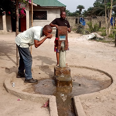 Happy to have clean drinking water