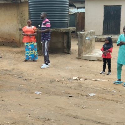 Residents from the community