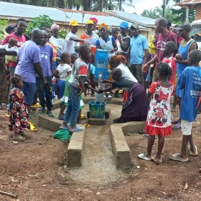 Happy to have access to clean and safe water