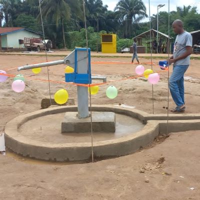 Community's new well 