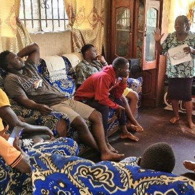 Health and Hygiene training participants in Turning Point village 