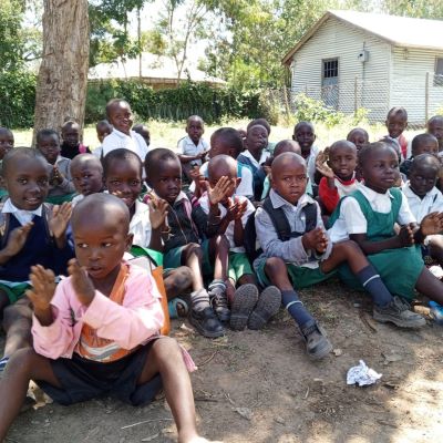 Village school students