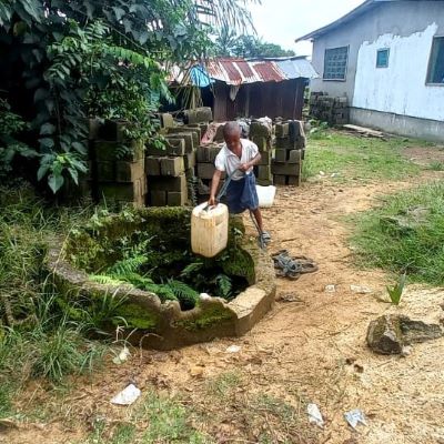 Community's old water source