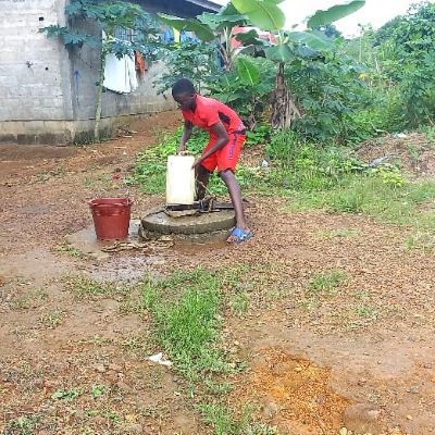 Community's old water source 