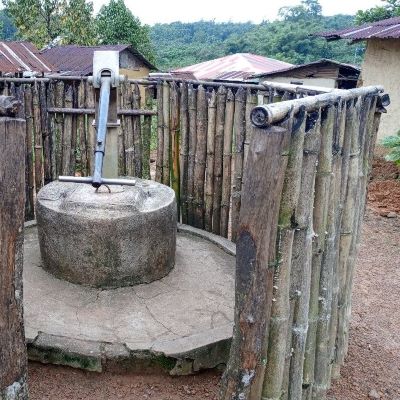 Broken village hand pump
