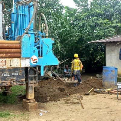Well construction in progress