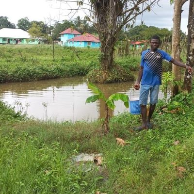 Community's old water source 