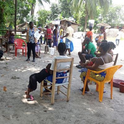 Health and Hygiene training participants 