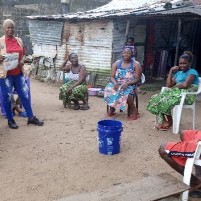 Villagers attend Health and Hygiene training session