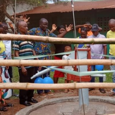 Thanks giving ceremony for the newly rehabilitated well 