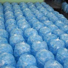 Bagged Water for Refugees